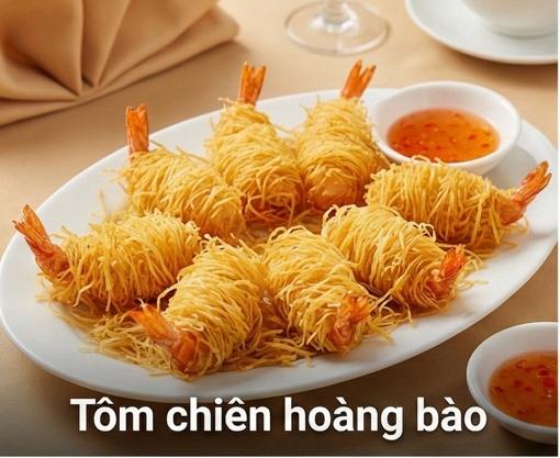 Tôm chiên hoàng bào
