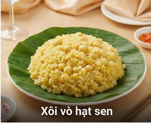 Xôi vò hạt sen